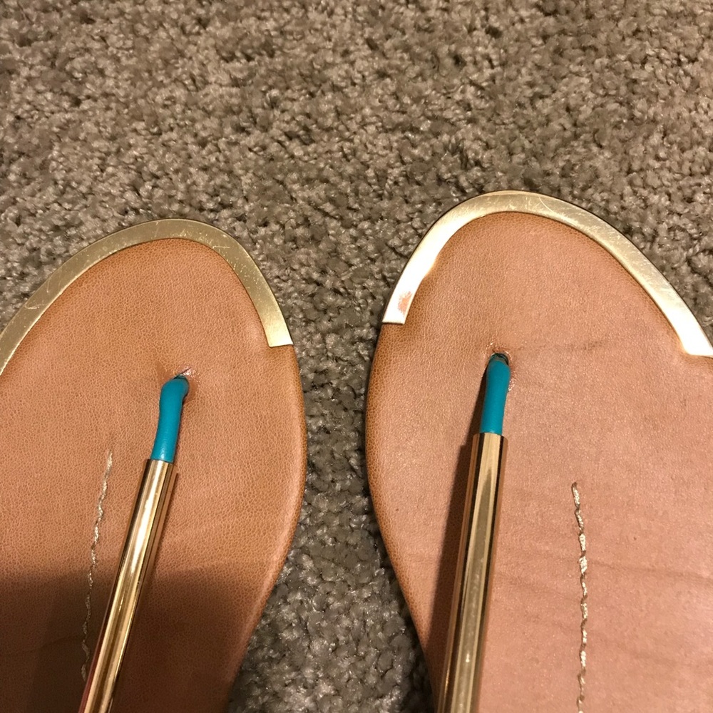 Dolce vita sandals turquoise/zebra accent size 7.5 - Picture 5 of 5